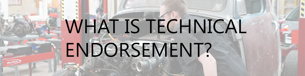 what is technical endorsement 