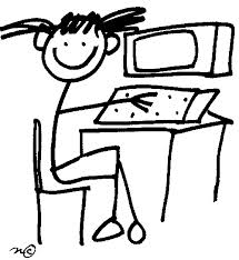 Child on computer drawing